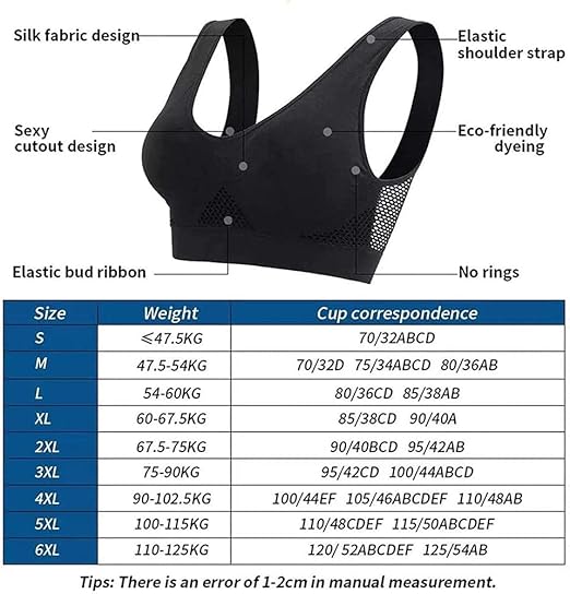 Breathable Cool Lift up Air Bra