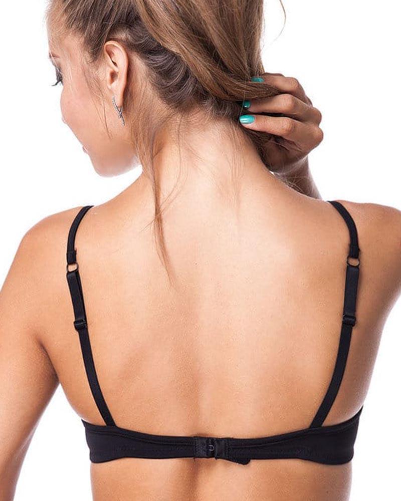 Black Bridal Bra , Non Padded - Under Wired Bra - By Kelitha (Italian Brand)